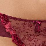 Empreinte Clea Thong in Grenat