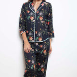Cottonreal Hummingbird & Floral Cotton Voile PJ Set