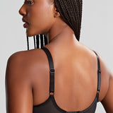 Panache Allure Demi Balcony Bra in Black/Latte