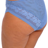 Elomi Nerina High Leg Brief in Cornflower