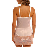 Wacoal Embrace Lace Chemise in Angel Wing/Rose Dust