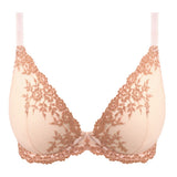 Wacoal Embrace Lace Plunge Bra in Angel Wing/Rose Dust