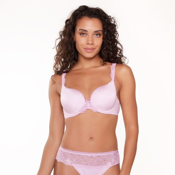 Lingadore Daily Lace Unifit Bra - Fashion Colours 1 - Antique Rose, Deep Lake, Illusion Blue, Pink Lavender, Raspberry & Sunny Lime