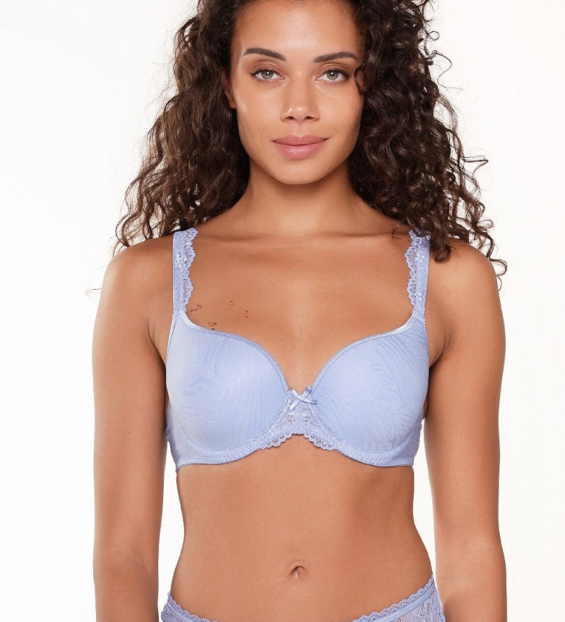 Lingadore Daily Lace Unifit Bra in Misty Blue Jacquard