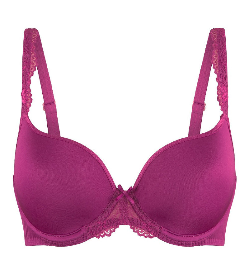 Lingadore Daily Lace Unifit Bra - Fashion Colours 1 - Antique Rose, Deep Lake, Illusion Blue, Pink Lavender, Raspberry & Sunny Lime