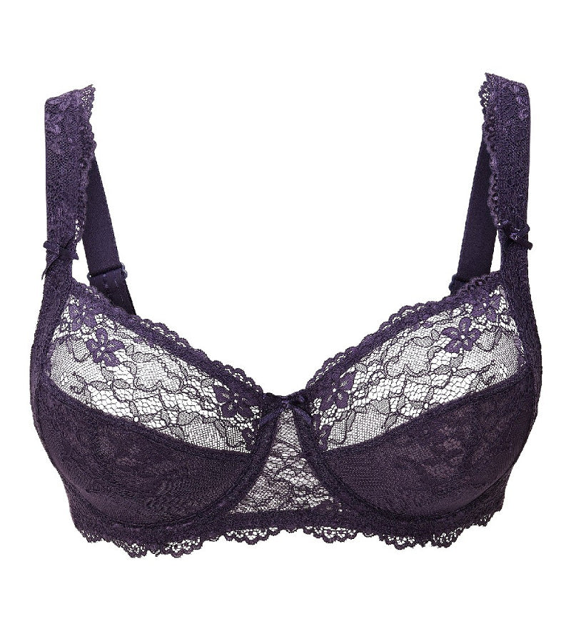 Lingadore Daily Lace Full Cup Wire Bra in Grape