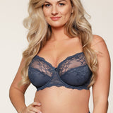 Lingadore Daily Lace Full Cup Bra in Dark Denim