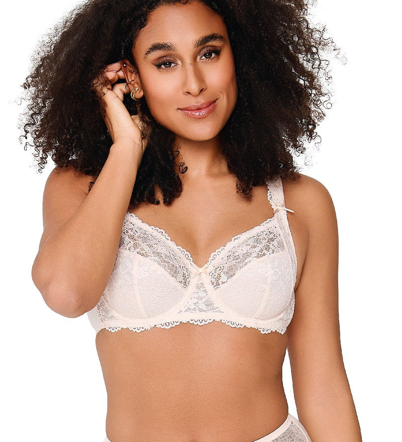 Lingadore Daily Lace Full Cup Bra in Apricot Multi
