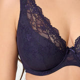 Lingadore Triangle Plunge Bra in Grape