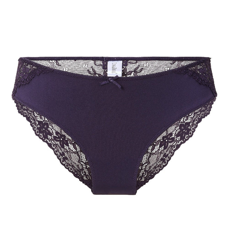 Lingadore Daily Lace Brief with Lace Back in Grape