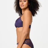 Lingadore Daily Lace Brief with Lace Back in Grape