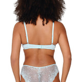 Lingadore Daily Lace Brief with Lace Back in Pastel Blue
