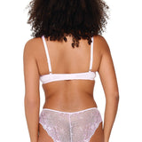 Lingadore Daily Lace Brief with Lace Back in Barely Pink