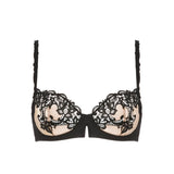 Simone Perele Saga Half Cup Bra in Black Tattoo