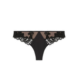 Simone Perele Saga Thong in Black Tattoo