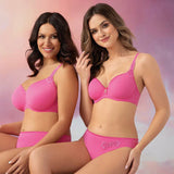 Corin Virginia Spacer Bra in Pink Ribbon
