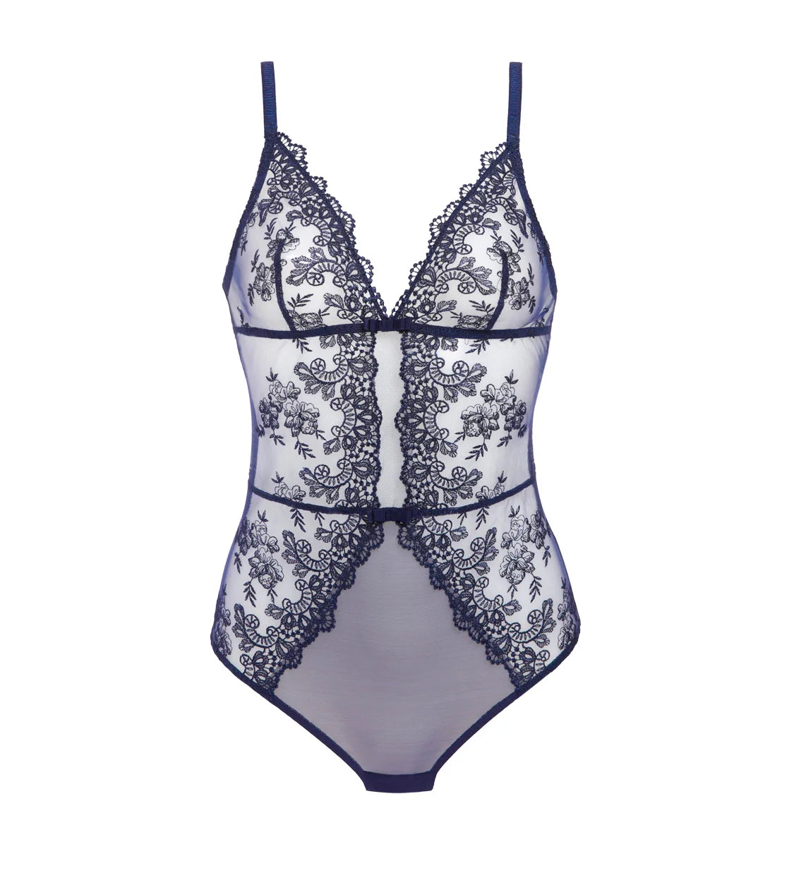 Simone Perele Passion Bodysuit in Midnight