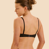 Simone Perele Saga Half Cup Bra in Black Tattoo