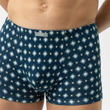 Mey Mens Classic Blue Tie Series Boxer Shorts