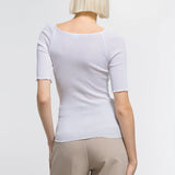Oscalito Cotton Half Sleeve Ribbed Cotton Shirt