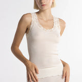 Oscalito Silk and Wool Vest Top