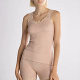 Oscalito Silk and Wool Vest Top