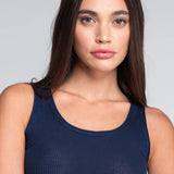 Oscalito Silk and Wool Sleeveless Vest with Scoop Neck