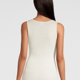 Oscalito Sleeveless Silk and Wool Tank Top
