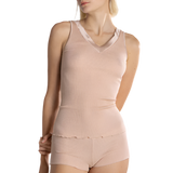 Oscalito Sleeveless Silk and Wool Tank Top