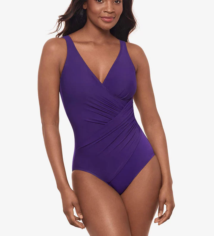 Miraclesuit Swimwear Must Haves Oceanus Swimsuit in Mulberry