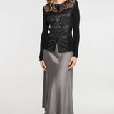 Oscalito Floral Lace Fronted Cardigan