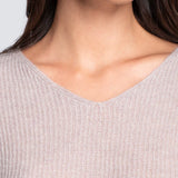 Oscalito V-Neck Pullover in Alpaca