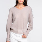 Oscalito V-Neck Pullover in Alpaca