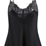 Lingadore Spaghetti Top in Black