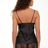 Lingadore Spaghetti Top in Black