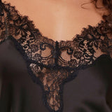 Lingadore Spaghetti Top in Black