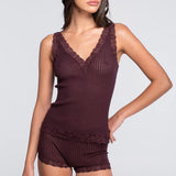 Oscalito V Neck Camisole Top Wool/Silk