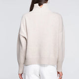 Oscalito Long Sleeved Mock Neck Wool Shirt