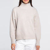 Oscalito Long Sleeved Mock Neck Wool Shirt