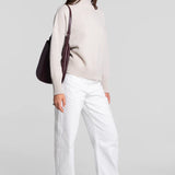 Oscalito Long Sleeved Mock Neck Wool Shirt