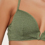 Garden Green Bikini Top