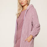Lingadore Fluffy Wrap in Mauve Shadow