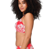 Lingadore Bikini Brief Reversible in Leaf Stripe Print