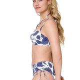 Lingadore Bikini Shorty in Blue/White Print