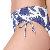 Lingadore Bikini Shorty in Blue/White Print