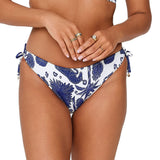 Lingadore Tie-Side Bikini Brief in Blue/White Print