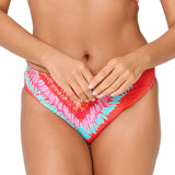 Lingadore High Leg Bikini Brief in Coral Print