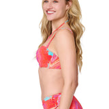 Lingadore Bikini Shorty in Coral Print