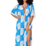 Lingadore Kimono in Ortensia Blue