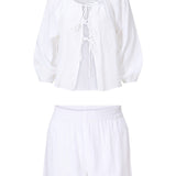 Lingadore Shorts and Top Set in Eucalyptus or White